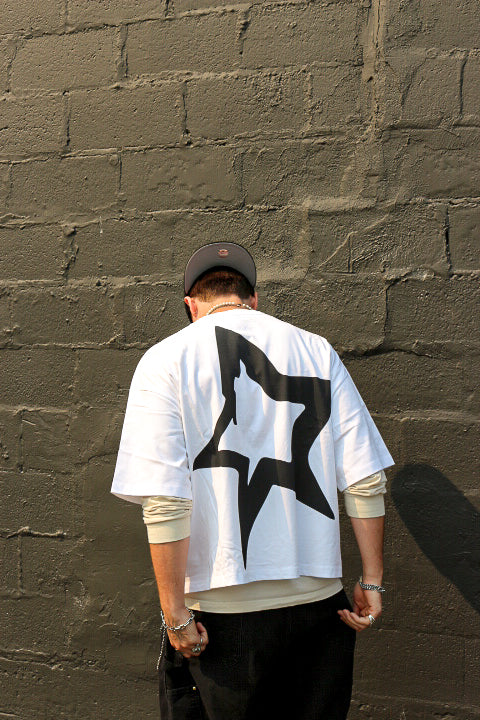 White x Black StarBoy Tee