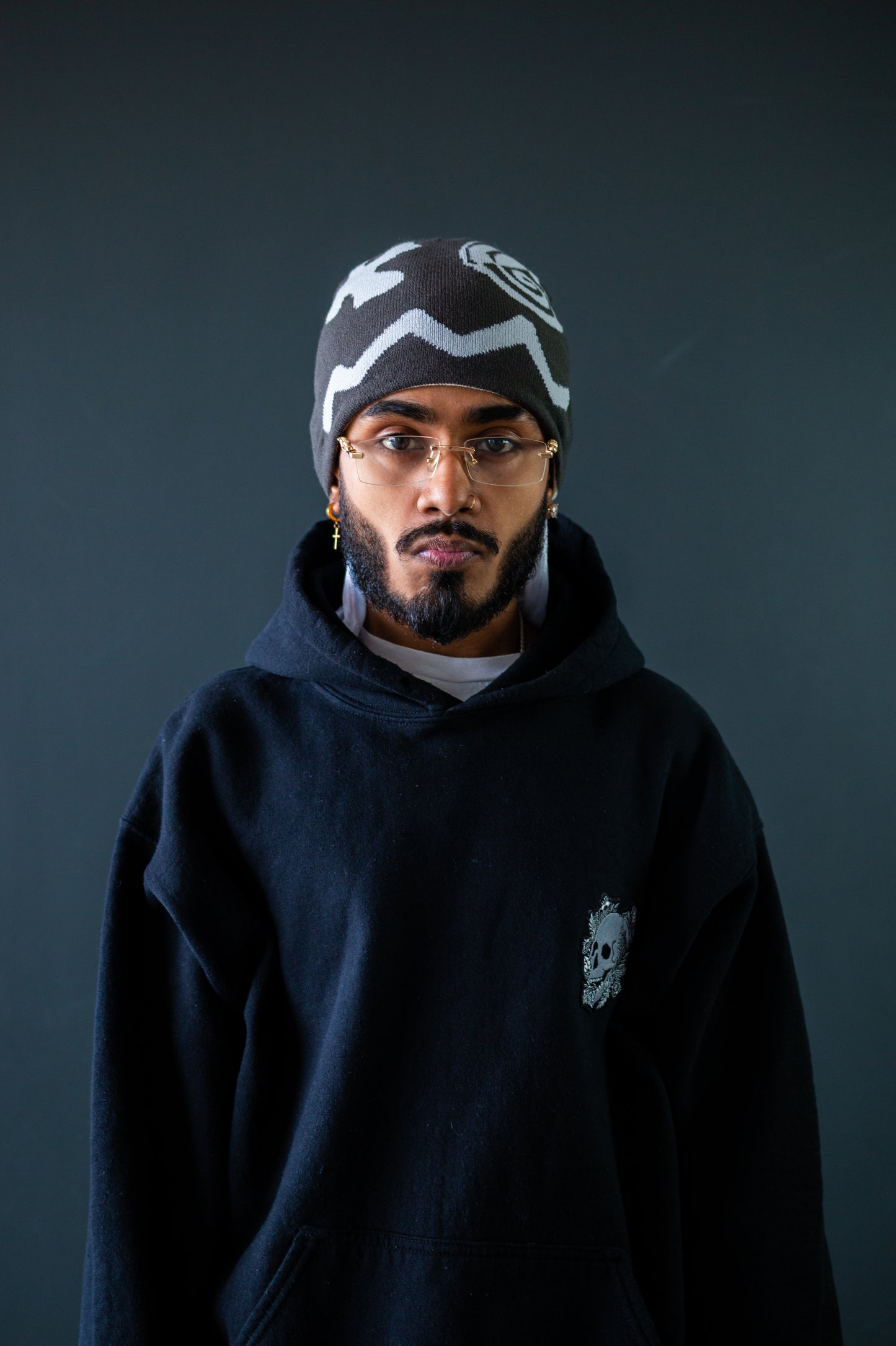 cookies x cream reversible beanie